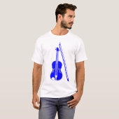 Violin - Blau T-Shirt (Vorne ganz)