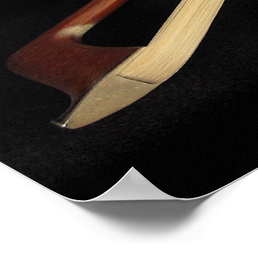 Violin Bow Poster (Ecke)