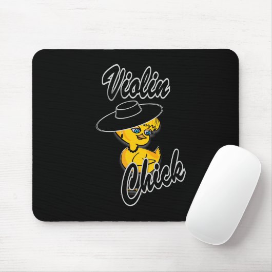 Violin Chick #4 Mousepad (Mit Mouse)