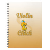 Violin Chick Notizblock (Vorderseite)