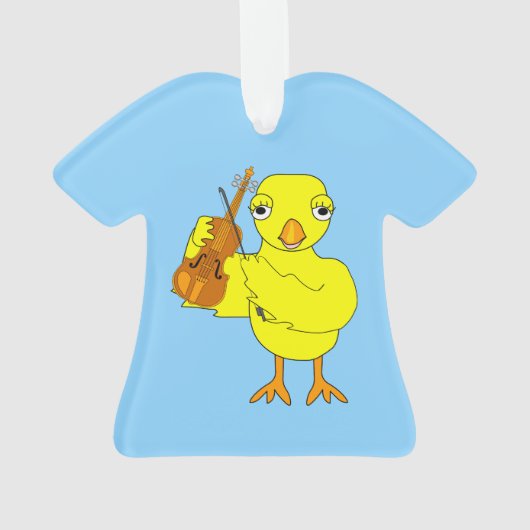Violin Chick Ornament (Rückseite)