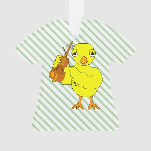 Violin Chick Ornament (Vorderseite)