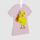 Violin Chick Ornament (Vorderseite)