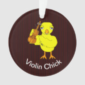 Violin Chick Ornament (Vorderseite)