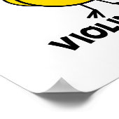 Violin Chick Poster (Ecke)