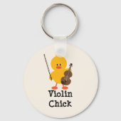 Violin Chick Schlüsselanhänger (Vorderseite)