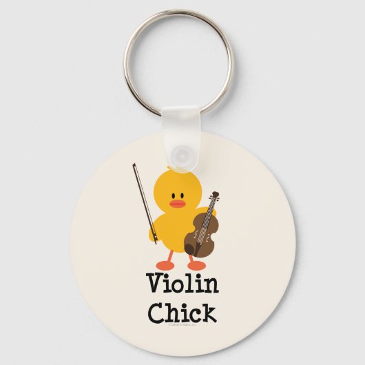 Violin Chick Schlüsselanhänger (Vorderseite)