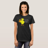 Violin Chick Text T-Shirt (Vorne ganz)
