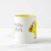 Violin Chick Text Tasse (Zentrum)