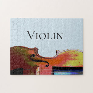 Violin Classic Music Blue Puzzle