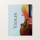 Violin Classic Music Blue Puzzle (Vertikal)