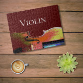 Violin Classic Music Red Puzzle