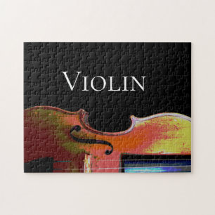 Violin Classical Music Black and White Puzzle