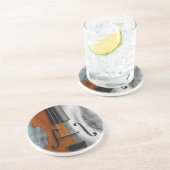 Violin coaster sandstein untersetzer (Seite)