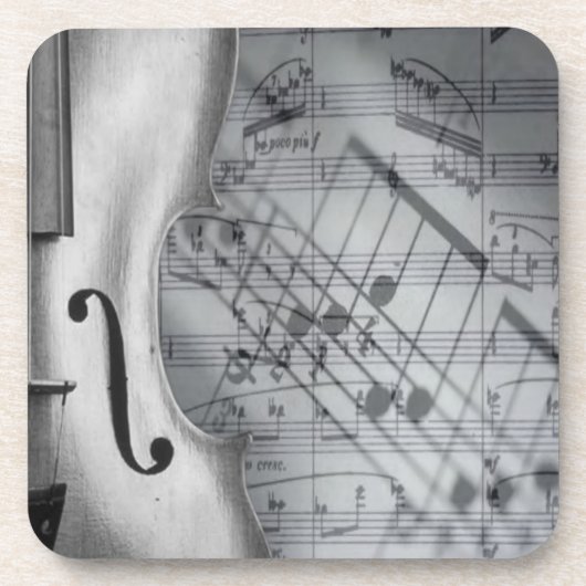 Violin Cork Untersetzer (Vorderseite)