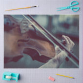 Violin Decoupage Seidenpapier (Basteln)