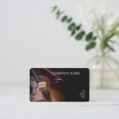 VIOLIN DER UNTERNEHMENSKARTE VISITENKARTE (Stehend Vorderseite)