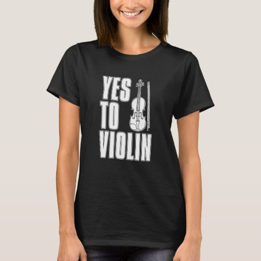 Violin Fiddle Fiddler Violinist T-Shirt (Vorderseite)