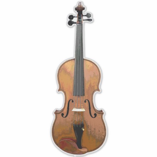 Violin Fiddle Orchestra Zubehör Aufkleber (Vorderseite)