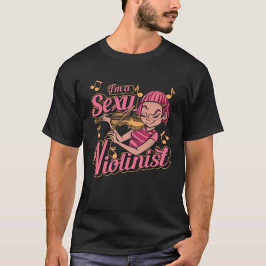 Violin Fiddler Fiddle Violinist T-Shirt (Vorderseite)