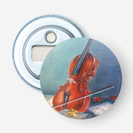 Violín/Geige Flaschenöffner (Vorderseite)