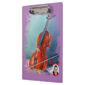 Violín/Geige Klemmbrett (Links)