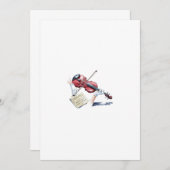 Violin Ghost Einladung (Vorne/Hinten)