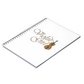 Violin Girl Notizblock (Linke Seite)