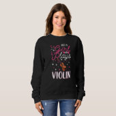 Violin Girl Violin Player Violinist Premium Sweatshirt (Vorne ganz)