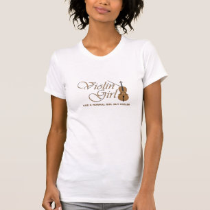 Violin Girl, wie ein normales Mädchen, aber coole T-Shirt