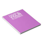 Violin Hazard Notizblock (angewinkelt)