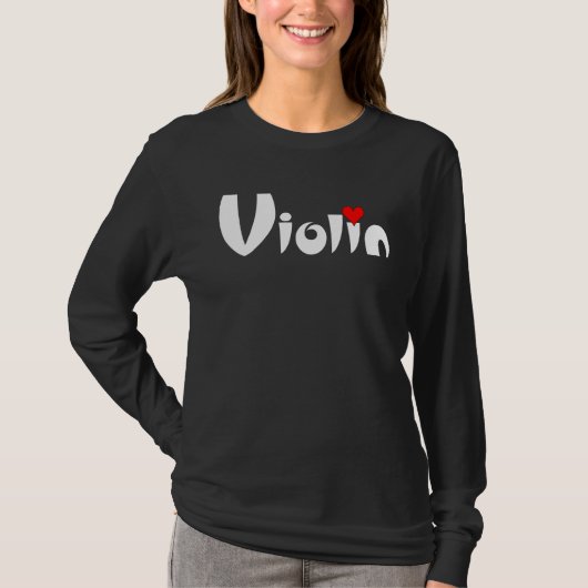 Violin Heart T-Shirt (Vorderseite)
