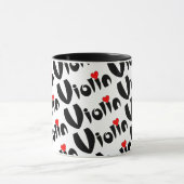 Violin Heart Tasse (Zentrum)