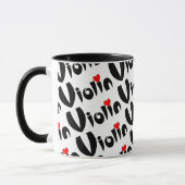 Violin Heart  Tasse (Links)
