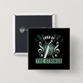 Violin - Herr der Streichungen Button (Vorne & Hinten)