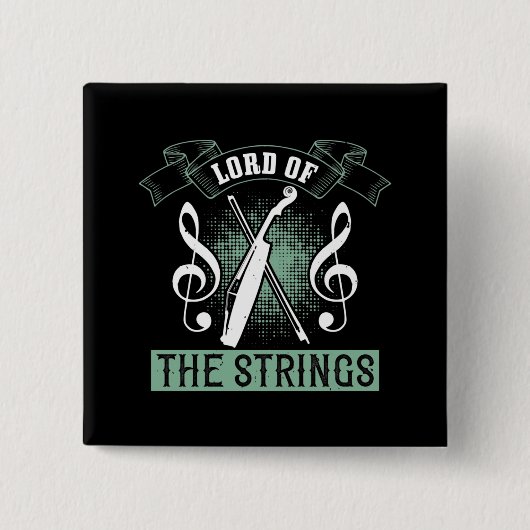 Violin - Herr der Streichungen Button (Vorderseite)