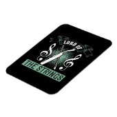 Violin - Herr der Streichungen Magnet (Linke Seite)