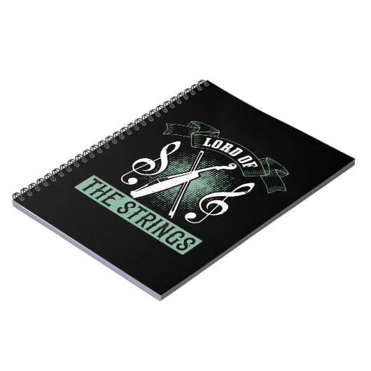 Violin - Herr der Streichungen Notizblock (Linke Seite)