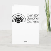 Violin Holiday Card Feiertagskarte (Rückseite)