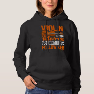 Violin ist mein geistige Violinist Music Player Gr Hoodie