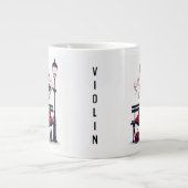 Violin Jumbo-Tasse (Vorderseite)