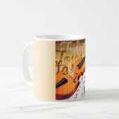 Violin Kaffeetasse (Vorderseite Links)