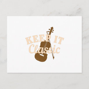 Violin - Keep It Classic Postkarte