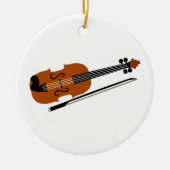Violin Keramik Ornament (Vorne)