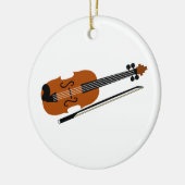Violin Keramik Ornament (Links)