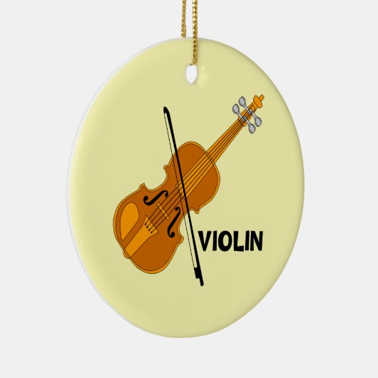 Violin Keramik Ornament (Rechts)