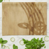 Violin Key Geschirrtuch (Gefaltet)