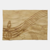 Violin Key Geschirrtuch (Horizontal)