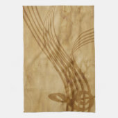 Violin Key Geschirrtuch (Vertikal)