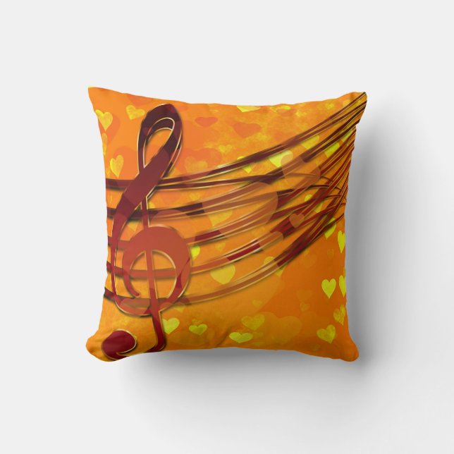 Violin Key Kissen (Vorderseite)